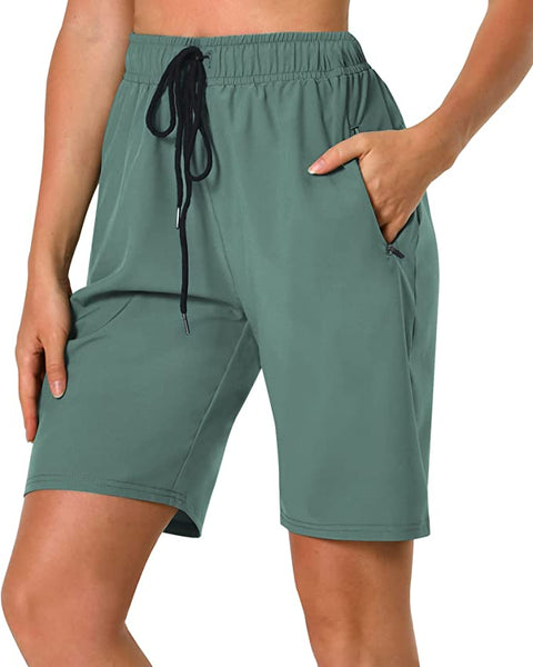 Bluemaple 3 Pack Pockets Shorts for Women – Buttery Soft High Waisted