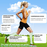 7 Pairs Colorful Compression Socks (20-30 mmHG) for Man and Woman