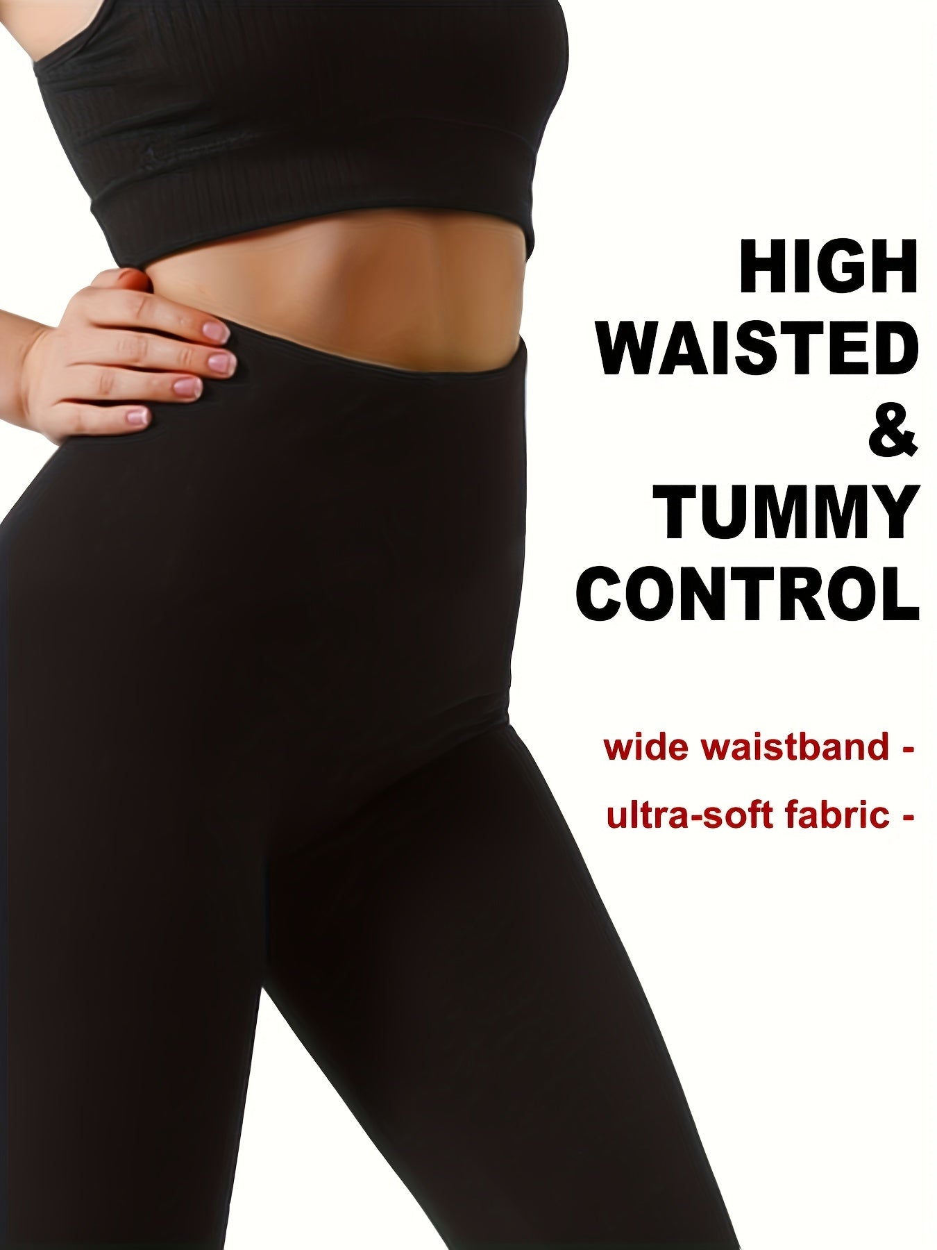 Fleece Lined Leggings Women Tummy Control High Waisted Workout Winter Warm Soft Yoga Pants