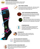 Compression Socks (15-20 mmHG） for Man and Woman-8 Pairs
