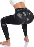 Bluemaple  1 Pack Black Compression Workout Leggings for Women-High Waisted Yoga Pants