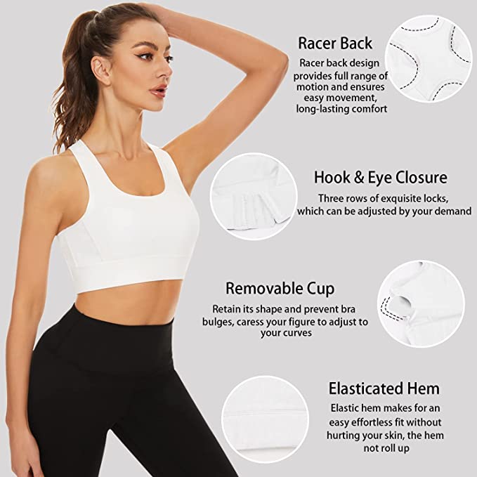 Sports Bras - Padded, High Impact & High Support