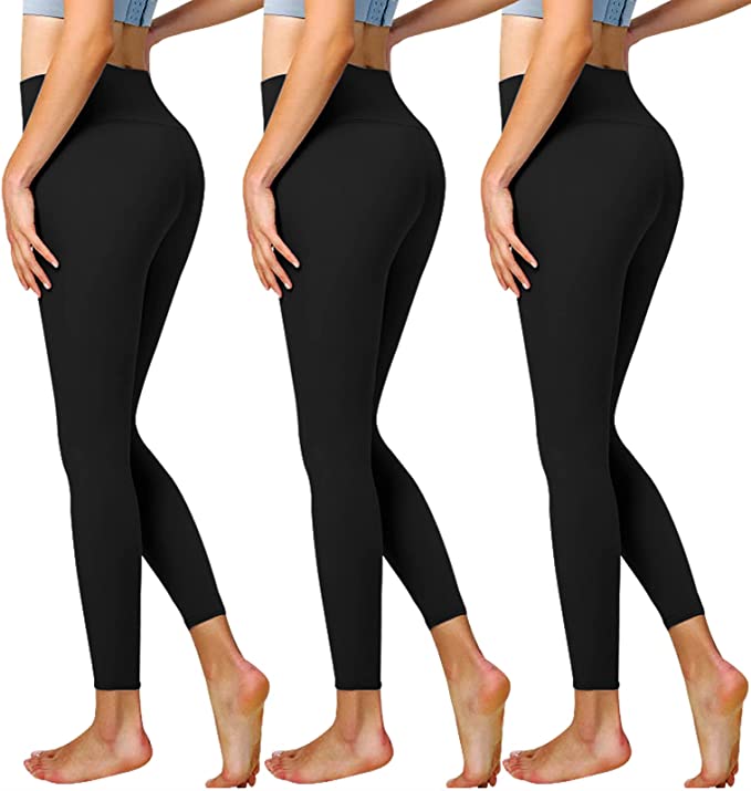 Yoga legging for Women Buttery Soft High Waist Stretch Tummy Control Running  Tights with Side Pockets 