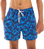 Bluemaple Men's Board Short - Foldable Quick Dry Swim Trunks Workout Athletic Cycling Golf Swimwear