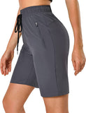 Hiking Shorts for Women-Womens Cargo Quick Dry Shorts with Pockets -7" Lightweight Summer Camping Travel Golf