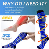 Compression Socks (20-30 mmHG） for Man and Woman-8 Pairs